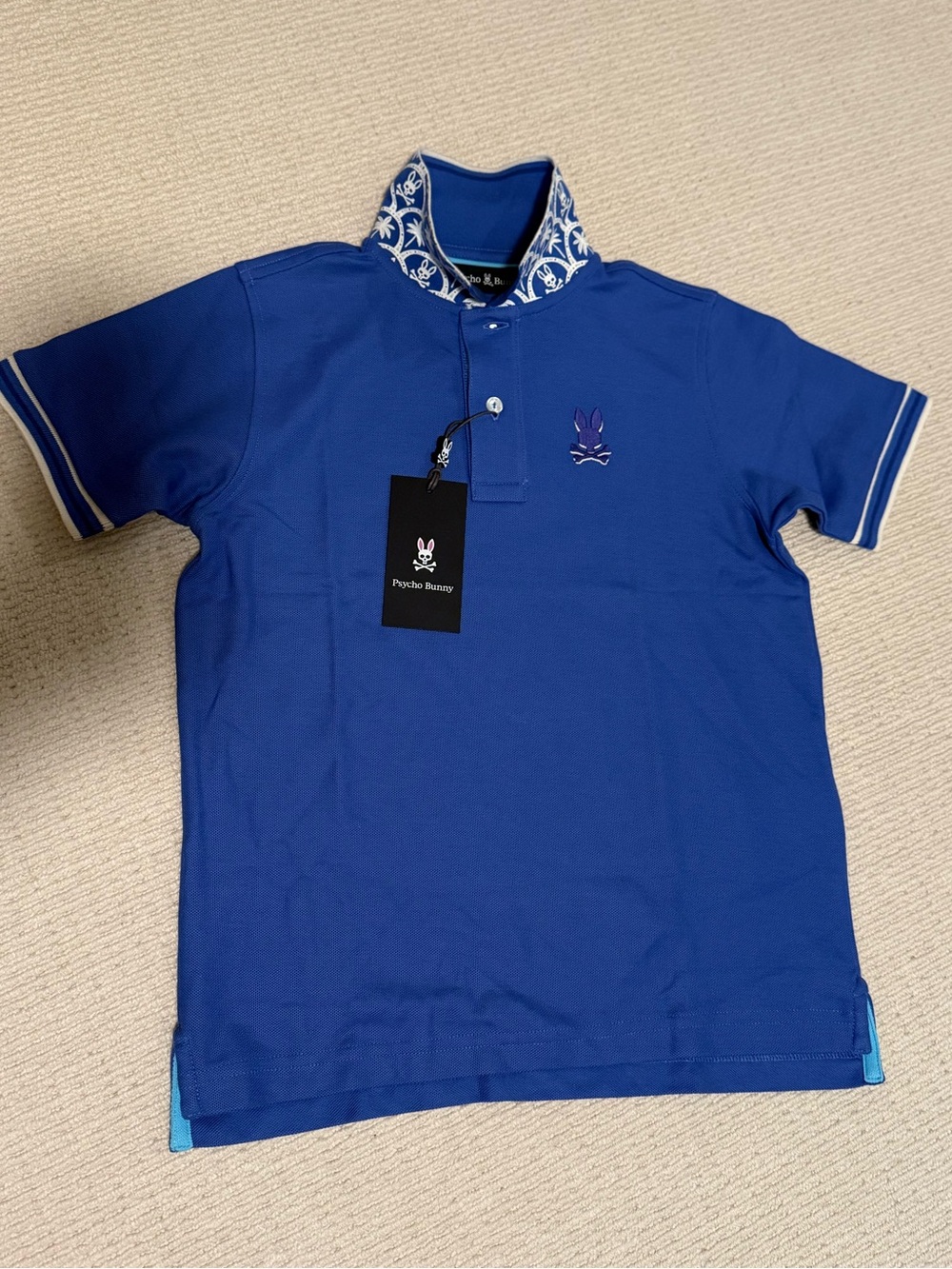 NWT* Psycho Bunny Boys Blue Polo Shirt